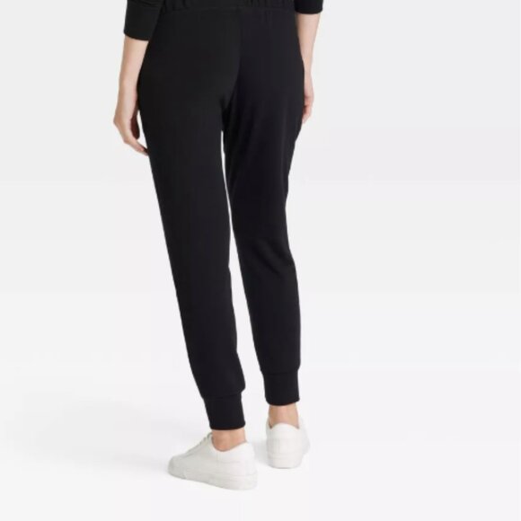 Knit Maternity Joggers - Isabel Maternity by Ingrid & Isabel Size L Black - Picture 2 of 2